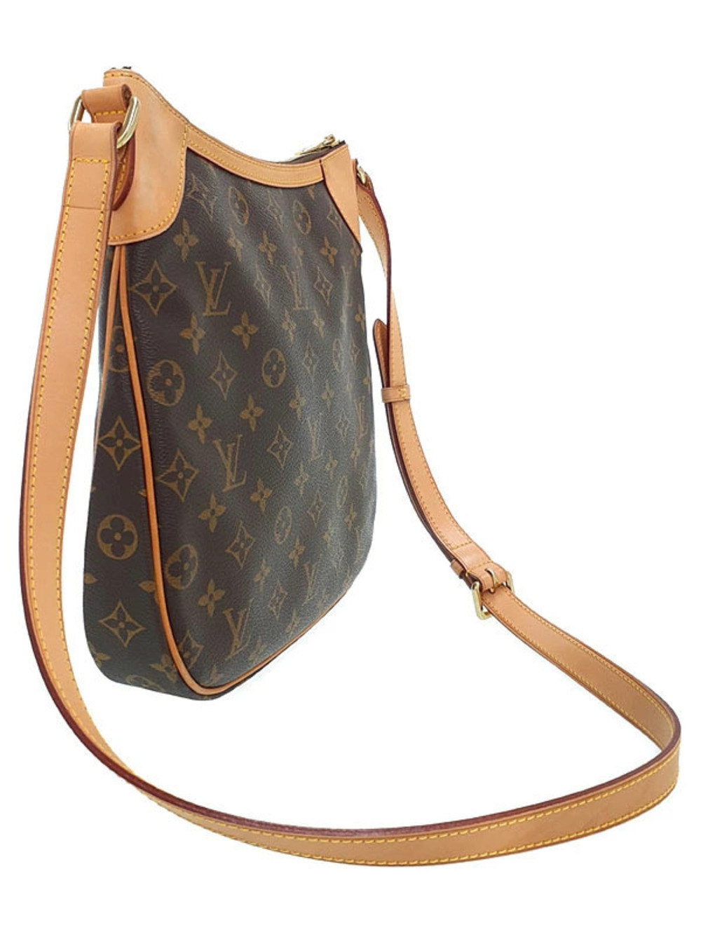 Louis Vuitton Monogram Odeon Bag Shoulder Brown
